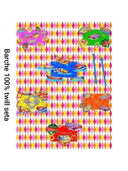 tessuto barche a remi in twill Laboratorio Capri | BARCHETWILLBARCHE